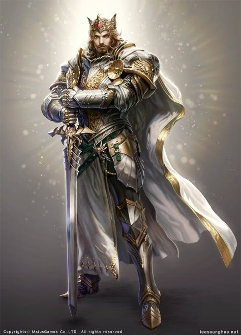 ArtStation - King, seunghee lee Illustration Fantasy, Heroic Fantasy, Armadura Medieval, 다크 판타지, Fantasy Male, Fantasy Armor, Armor Concept, Fantasy Warrior, Arte Fantasy