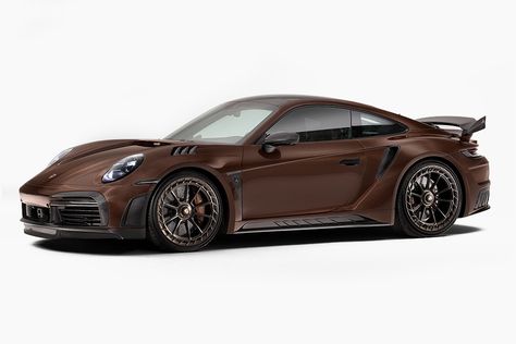 2022 TopCar Porsche 992 Stinger GTR Carbon Brown | HiConsumption Shelby Gt350r, Porsche 992, Grey Vans, Michelin Tires, Dual Clutch Transmission, New Porsche, Pretty Cars, Mustang Shelby, Stinger