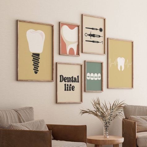 Dental Tableau, Dental Clinic Decor, Dental Clinic Aesthetic, Dental Office Decor Ideas, Dental Clinic Decoration, Dental Clinic Poster, Dental Office Ideas, Dentist Decor, Pediatric Dental Office Decor