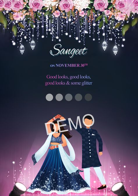 Indian wedding, Sangeet ceremony, Dress code, Wardrobe planner, Vector, A4 size, Animated, Fully customizable, Editable, Photoshop, Ping to purchase or get it customized Wardrobe Planner For Indian Wedding, Sangeet Dress, Indian Wedding Sangeet, Sangeet Ceremony, Wardrobe Planner, Ceremony Dress, Media Planning, Dress Code, A4 Size