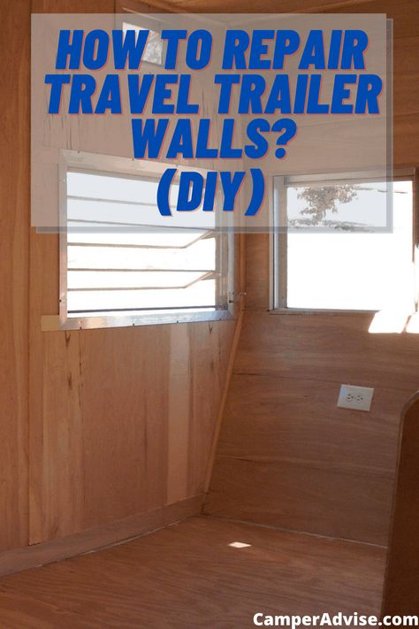 Rv Siding Ideas, Pace Arrow Motorhome Remodel, Small Travel Trailer Remodel Diy, Trailer Wall Remodel, Rv Wall Repair, Camper Wall Remodel, Rv Walls Makeover, Rv Trailer Remodel, Old Camper Makeover