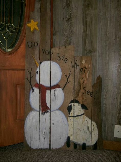 Star Door, Painted Snowman, Snow Men, Snow People, Snowman Painting, 12 December, Primitive Crafts, Wood Christmas, Snowman Crafts