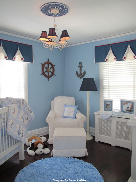 Boys Room Colors, Baby Boy Room Colors, Nautical Baby Room, Baby Nursery Design, Nursery Lighting, Baby Boy Room Nursery, Nursery Paintings, Nautical Baby, Nautical Nursery