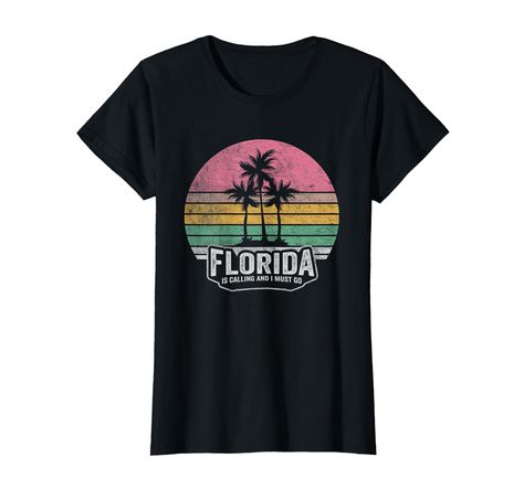 PRICES MAY VARY. If you love expressing your uniqueness, this Florida State Lover Shirt is for you. With a vintage, retro-themed design inspired by the iconic fashions of the '60s and '70s, this tee is sure to keep you looking stylish for decades to come This retro Florida Vacation print is perfect for people who appreciate a good fashion throwback. Click the brand name "Nice 'n Cool" to view similar designs. We offer a wide variety of vintage-inspired tees so you can feel both comfortable and s Retro Florida, Summer Florida, Love Express, Good Fashion, Vintage Florida, Florida Vacation, Florida State, Buy Vintage, Branded T Shirts