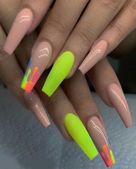 Nagellack Trends, Squoval Nails, Broken Nails, Drip Nails, Blush Nails, Exotic Nails, Long Acrylic Nails Coffin, Acrylic Nails Coffin Short, Summer Acrylic Nails