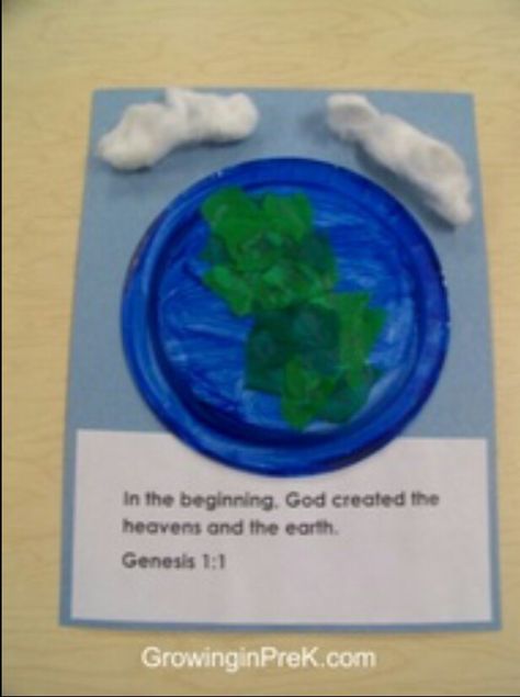 Children Church, Children's Church Crafts, Bible Story Crafts, In The Beginning God, Preschool Bible, Christian Crafts, Bible Crafts For Kids, Sunday School Activities, Story Art