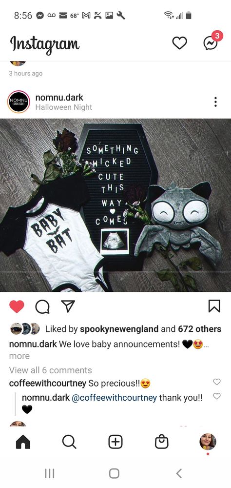 Emo Baby Announcement, Goth Gender Reveal Ideas, Witchy Baby Announcement, Gothic Baby Announcement, Goth Baby Announcement, Spooky Baby Announcement, Goth Pregnancy Announcement, Gothic Baby Shower Ideas, Goth Maternity