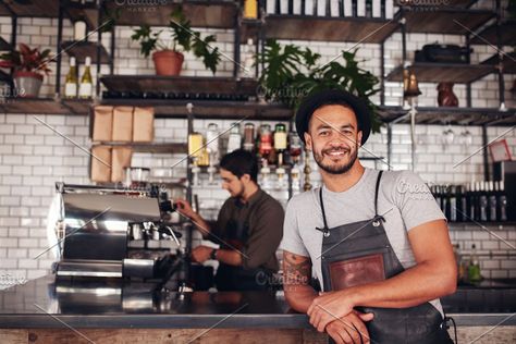 Background Bar, Starting A Coffee Shop, Rude Customers, Happy Hat, People Portrait, Restaurant Owner, Hiring Process, Looking For People, Business Portrait