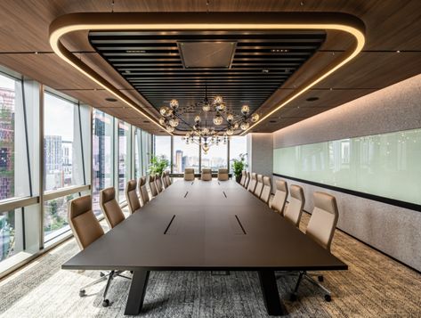 Boardroom Ceiling Design, Board Room Design Office, Corporate Conference Room Design, Board Room Interior Design, Board Room Design Corporate, Conference Room Ceiling Design, Conference Room Design Modern, Luxury Meeting Room, Ceiling Design Office