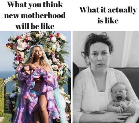 New Mom Memes, Motherhood Jokes, Mom Memes Funny, Mommy Things, Mum Life, Motherhood Funny, Scary Mommy, Bad Parents, Pregnancy Quotes