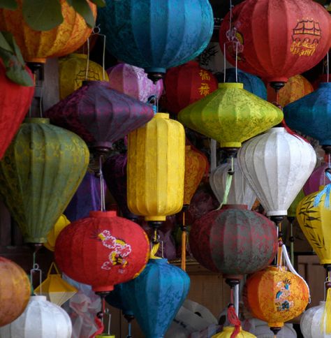 Silk Lanterns from the paper lantern store Ghibli Night, Wallpaper Outdoors, Teal Wedding Decorations, Outdoors Wallpaper, Boho Maximalism, Outdoor Wallpaper, Asian Lanterns, Chinese Paper Lantern, Silk Lanterns