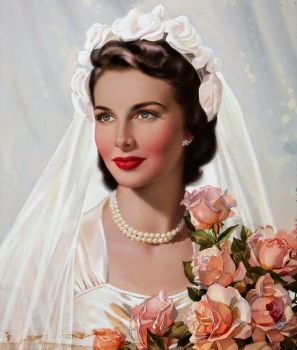 Themes Vintage illustrations/pictures - beautiful bride (143 pieces) Vintage Foto's, Pin Up Vintage, Winter Vintage, Vintage Picture, Foto Vintage, Illustration Vintage, A Wedding Dress, Vintage Winter, Vintage Bride