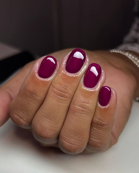 Coloured Nails, Berry Nails, Plain Nails, Elegant Nails, The Deep, Short Nails, Natural Nails, Nail Inspo, My Favourite