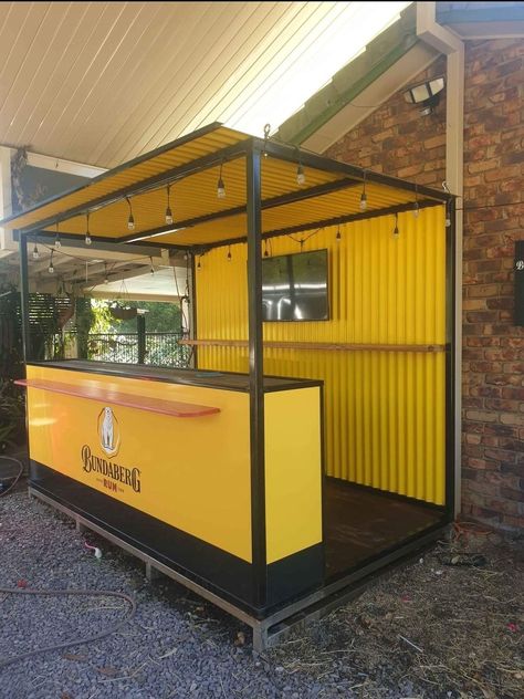 Diy Kiosk Stand, Street Food Cart Design Ideas, Gerobak Design Food Carts, Food Cart Ideas, Food Cart Design Ideas, Kitchen Restaurant Design, Gerobak Jualan, Food Stall Design, Coffee House Design