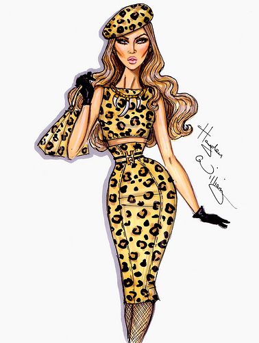 80s Fashion Drawing, Hayden Williams, Animal Print Outfits, Fashion 80s, Sketches Dresses, Dress Sketches, Event Outfit, Drawing Clothes, Animal Print Dresses