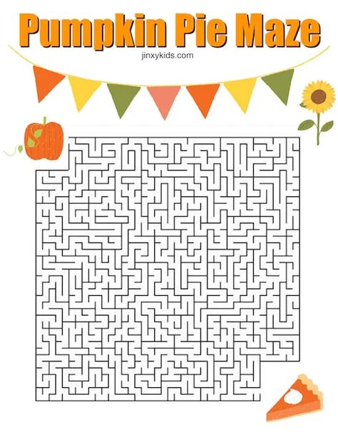 Thanksgiving Activity For Kids, Maze Printable, Kindergarten Thanksgiving, Turkey Table, Autumn Puzzle, Table Activities, November Ideas, Thanksgiving Kindergarten, Thanksgiving Worksheets