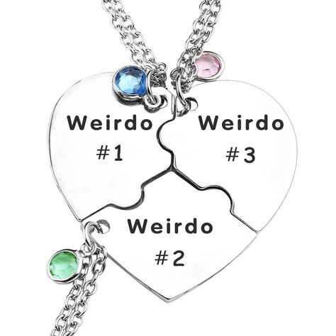 Three Way Friendship Necklace, 3 Way Friendship Necklace, 3 Best Friend Necklaces, 4 Person Friendship Necklace, Trio Necklace Set, 4 Piece Friendship Necklace, 3 Friends Gift Ideas, 3 Friendship Necklaces, Sister Necklaces For Three