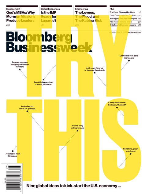 Bloomberg Businessweek Diversity Photography, Yellow Collage, Yellow Inspiration, Graphic Design Magazine, Cv Inspiration, Typographic Posters, Bloomberg Businessweek, Magazine Ideas, Book And Magazine Design