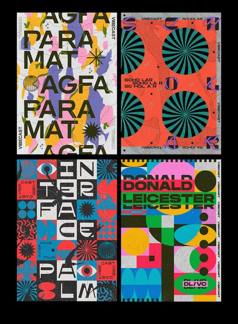 Behance :: For You Punk Revival Design, Punk Revival Graphic Design, Experimental Typography Poster, Maximalism Graphic Design, Maximalism Design, Latest Graphic Design Trends, Postmodern Art, Motion Poster, Graphic Trends