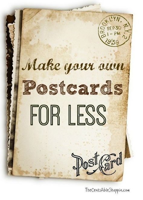 Snail Mail Diy, Make Your Own Postcard, Postcard Design Inspiration, Diy Postcard, Postcards Diy, Free Postcards, Mail Ideas, Fun Mail, Fabric Postcards