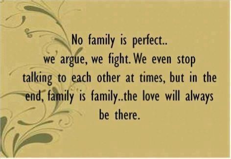 No family is perfect... we argue, we fight. We even stop talking to each other, but in the end, family is family... the love will always be there @Heather Bailey Quotes About Attitude, Family Quotes Inspirational, Famous Quotes About Life, Life Quotes Love, Cs Lewis, Daughter Quotes, Love My Family, Quotable Quotes, In The End