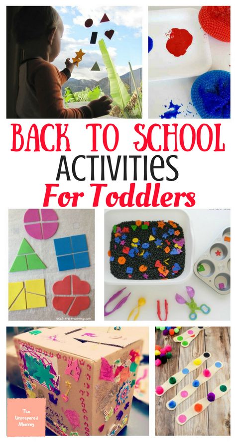 Toddlers spend a lot of time learning, too, so these back to school activities for toddlers will surely help their education! Giraffe Classroom, Summer Activities For Toddlers, Science Experience, August Themes, Prek Ideas, Homeschooling Preschool, Infant Room, Simple Science, Toddler Ideas