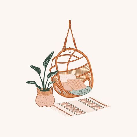 Brand Launch, 귀여운 음식 그림, Interior Illustration, Side Design, Banana Leaves, Illustration Art Girl, Women Entrepreneurs, Drawing Tutorials, Instagram Highlight Icons