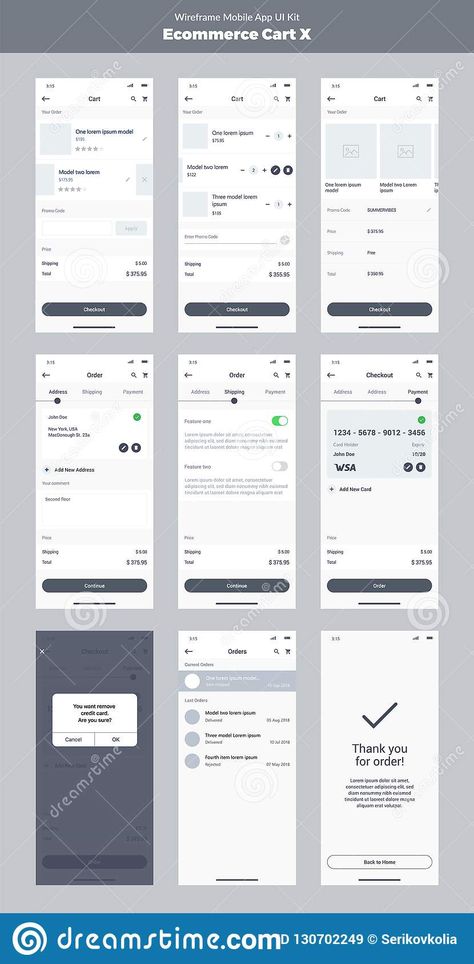 Wireframe Ecommerce Website, Cart Ui Design Mobile, Form Ui Design Mobile, Payment Method Ui Design, Payment Page Ui Design, Payment Method Design, Ecommerce Wireframe, Payment Ui Design, Mobile Typography