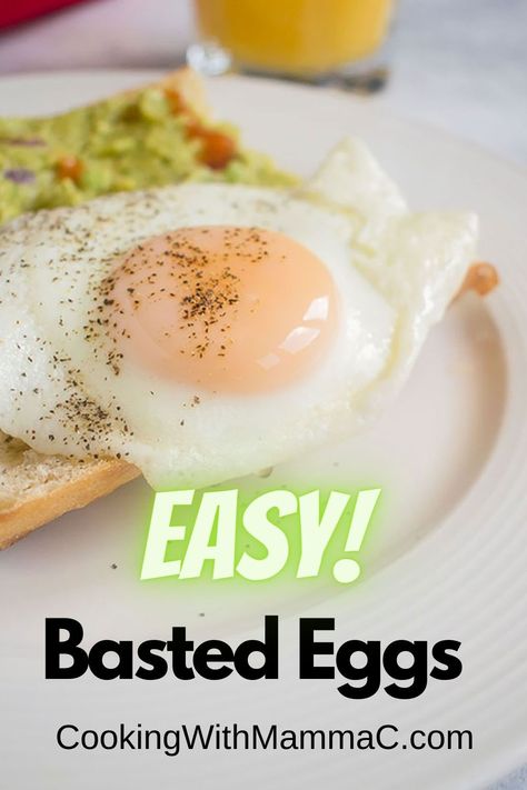 Try this Easy Basted Eggs Recipe for perfect results every time! In just over three minutes, you'll have delicious eggs with runny yolks and fully cooked whites. #bastedeggs #howtomakebastedeggs #bastedeggsrecipe Best Poached Eggs, Soft Boiled Eggs Recipe, Soft Eggs, Basted Eggs, Easy Poached Eggs, Recipe Categories, Soft Egg, Best Brunch Recipes, Easy Meals For Two