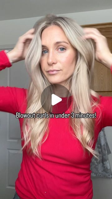 Amy Nielson on Instagram: "Blowout curls in under 3 minutes! Using a 1 1/4” curling iron that is sooo old and still getting the job done 😉

#blowout #curlingironblowout #utahcurls #fallhair #fallcurls #loosecurls" Big Curls On Medium Hair, Triple Barrelled Hair Styles Long Hair, How To Curl Hair With Layers, Curling Iron Blowout, Loose Curls With Curling Iron, How To Curl Long Hair With Curling Iron, How To Do Loose Curls, Curled Down Hairstyles, How To Blowout Hair