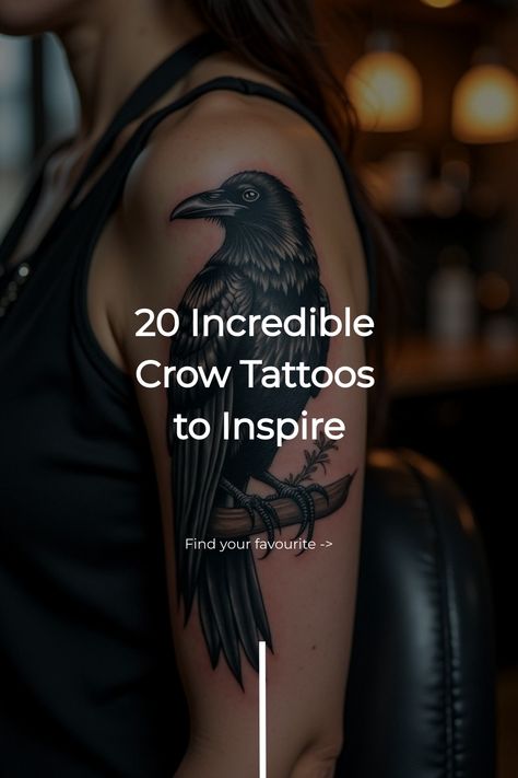 20 Incredible Crow Tattoos to Inspire Crow Hand Tattoo, Rebirth Tattoos, Black And Gray Tattoo Design, Raven Tattoo Design, Rebirth Tattoo, Unique Wrist Tattoos, Cover Up Tattoos For Men, Feather Tattoo Meaning, Crow Tattoo Design