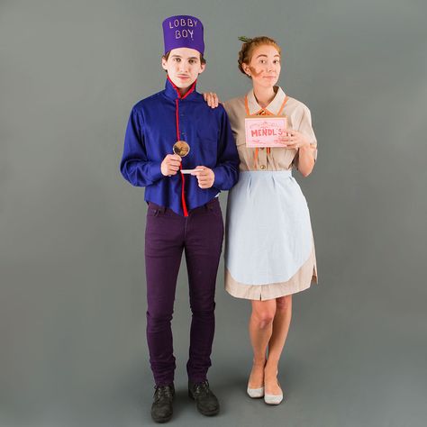 How To Be The Cast Of Grand Budapest Hotel For Halloween Bonnie Und Clyde, Couples Costumes Creative, Diy Couples Costumes, Best Couples Costumes, Grand Budapest, Grand Budapest Hotel, Budapest Hotel, Unique Halloween Costumes, Last Minute Halloween Costumes