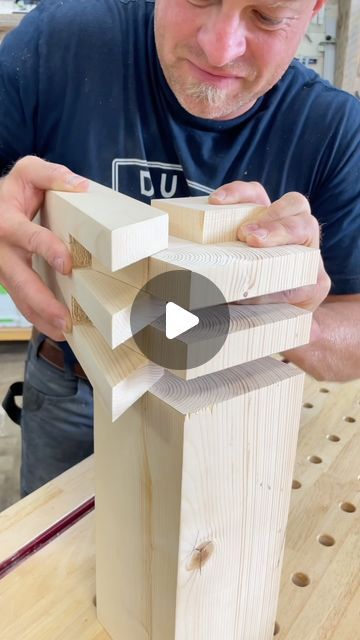 Easy Wood Joints, Interlocking Wood Joints, Metal Joinery, Woodwork Joints, Diy Tools Woodworking, Joinery Woodworking, Small Easy Woodworking Projects, Diy Wood Plans, Woodworking Organization