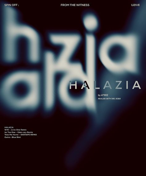 ateez halazia poster Kpop Typography Poster, Ateez Poster Aesthetic, Ateez Poster Prints, Dream Poster Design, Ateez Graphic Design, Ateez Prints, Ateez Poster, Ateez Aesthetic, Printable Wall Poster