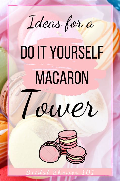 See ideas for a DIY macaron tower. See ideas for macaron flavors and how to make macaron filling. #macaron Macaroon Tree Diy Macaron Tower, Charcuterie With Macarons, How To Make A Macaron Tower, Ways To Display Macarons, Macaron Stand Display, Macarons Display Ideas, Macaroon Tower Diy, How To Display Macarons, Macaron Display Ideas Presentation