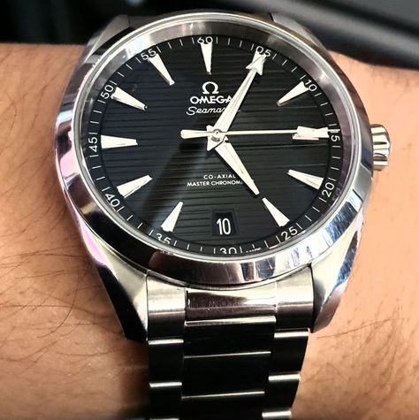 Omega Seamaster Aqua Terra Omega Aqua Terra Black, Omega Seamaster Gold, Braun Watches, Omega Railmaster, American Gangster, Omega Aqua Terra, Omega Seamaster 300, Omega Seamaster Aqua Terra, Stylish Watches Men