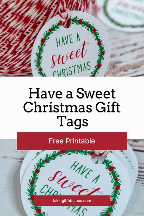 Baked With Love Christmas Tags, Christmas Gift Labels Diy, Christmas Cookie Printable, Tags For Cookies Free Printable, Free Printable Neighbor Christmas Gift Tags, Have A Sweet Christmas Tag, Christmas Treat Tags Printable Free, How Sweet It Is To Work With You Free Printable, Christmas Cookie Tags Free Printable