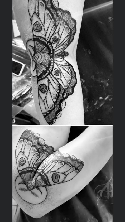 Back Of Arm Tattoo, Elbow Tattoos, Tattoo Hand, Inspiration Tattoo, Tattoos For Black Skin, Moth Tattoo, Leg Tattoos Women, Tattoos Skull, Knee Tattoo