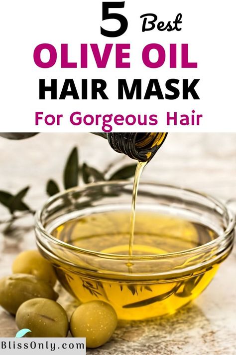 Applying an Olive Oil Hair Mask provides total nourishment to your hair and solves issues like hair loss, dandruff, dry, frizzy hair, split ends and more. It also works as deep conditioner and stimulates hair growth. Read on to know more. #deepconditioner    #oliveoilforhair #hairmasksforhairgrowthdiy #eggandoliveoilhairmask #oliveoilbenefits Olive Oil Hair Growth, Olive Oil Hair Mask, Hair Shedding Remedies, Hair Mask For Dandruff, Hair Split Ends, Oil Hair Mask, Hair Mask Recipe, Mask Recipes, Homemade Hair Mask