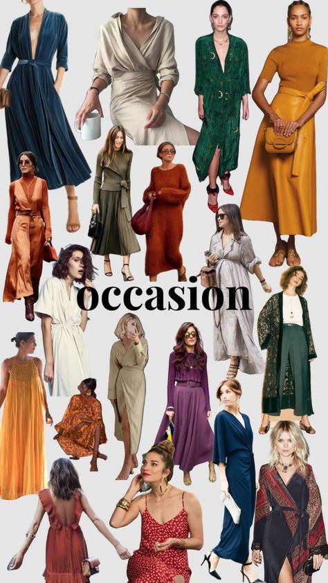 Flamboyant Natural Wedding Guest, Flamboyant Natural Deep Autumn, Flamboyant Natural Capsule Wardrobe, Deep Autumn Palette, Autumn Color Palette Fashion, Capsule Wardrobe Planning, Style Theory, Deep Autumn Color Palette, Blue Autumn