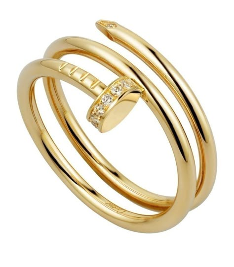 Cartier Juste Un Clou Ring, Juste Un Clou Ring, Cartier Juste Un Clou, Cartier Earrings, Jane Birkin, Cartier Ring, Love Ring, Love Bracelets, Gold Gold