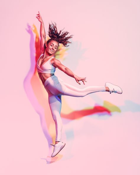 Store Moodboard, Demi Bagby, Tennis Fashion Editorial, Jumping Pictures, Gym Ball, Fitness Photoshoot, Dance Poster, Fitness Photos, Fitness Photography