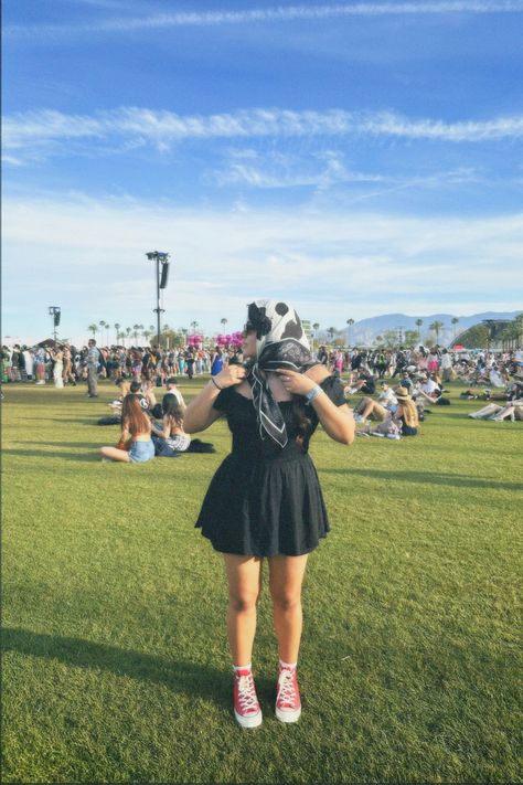 urban outfitters romper balaclava red converse coachella vip fashion Coachella Vip, Urban Outfitters Romper, Red Converse, Coachella Outfit, Urban Outfitters, Converse, Rompers, Red