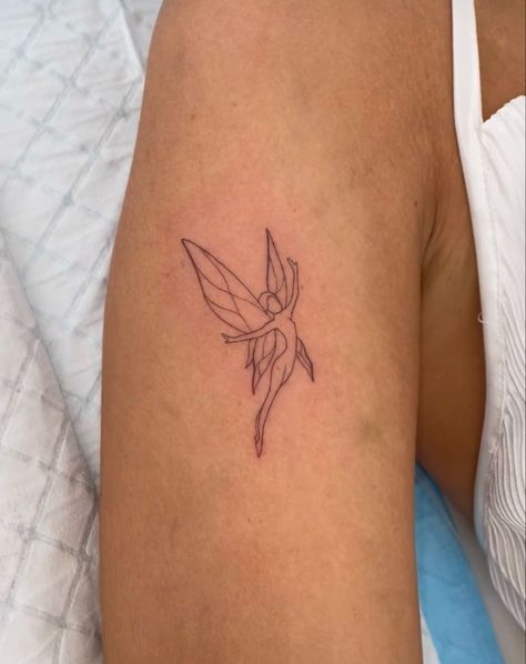 Dainty Tattoo Designs, Small Fairy Tattoos, Underarm Tattoo, Tattoo Designs Drawings, Dainty Tattoo, Inner Bicep Tattoo, 2 Tattoo, Tattoos With Kids Names, Fairy Tattoo Designs