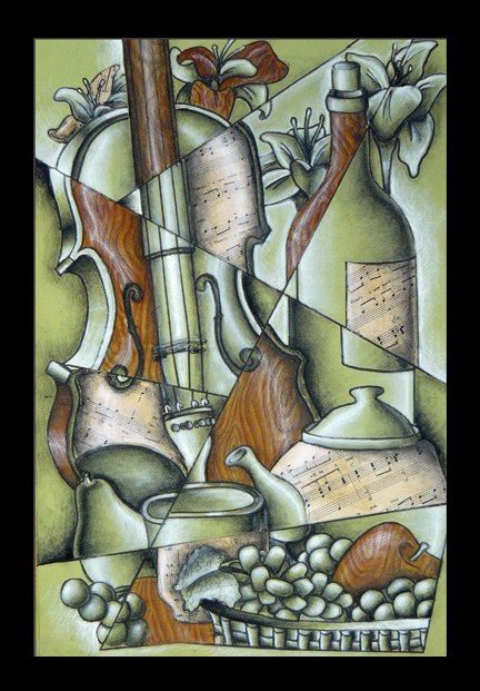 . Fractured Art Ideas, Final Art Project Ideas High Schools, Cubism Art Ideas Inspiration, Cubism Still Life, Cubism Art Ideas, Cubism Drawing, Charcoal Watercolor, Contour Drawings, Inspired Drawings