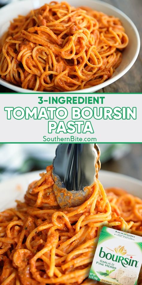 Tomato Boursin Pasta, Quick And Easy Pasta Recipes, Spaghetti Dishes, Boursin Pasta, Boursin Recipes, Struggle Meals, Lime Rice Recipes, Pasta Ideas, Pasta Making