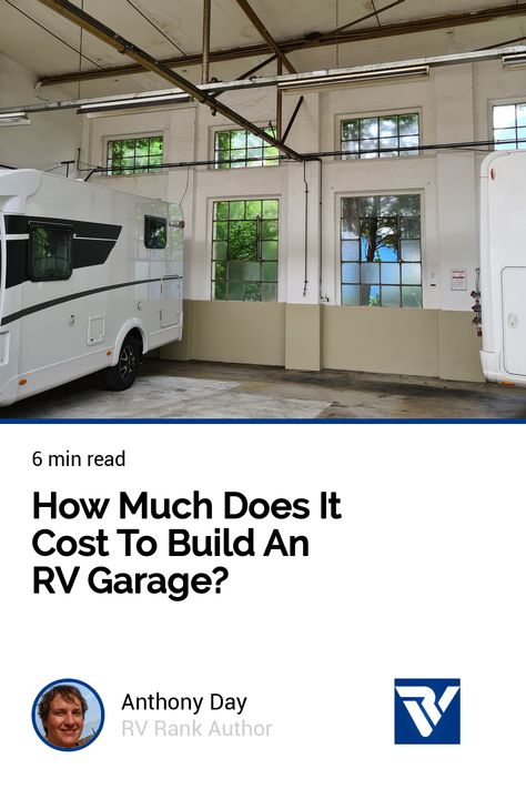 Motorhome Garage Ideas, Rv Garage With Living Quarters, Camper Garage, Shop Building Ideas, Rv Garages, Rv Barn, Detached Garage Designs, Rv Garage Plans, Rv Covers