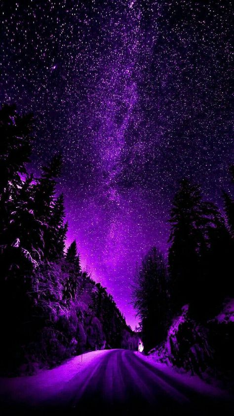 Purple Galaxy Wallpaper, Black And Purple Wallpaper, Galaxy Sky, Purple Aesthetic Background, Dark Purple Wallpaper, Violet Aesthetic, Purple Galaxy, Purple Vibe, Dreamy Artwork