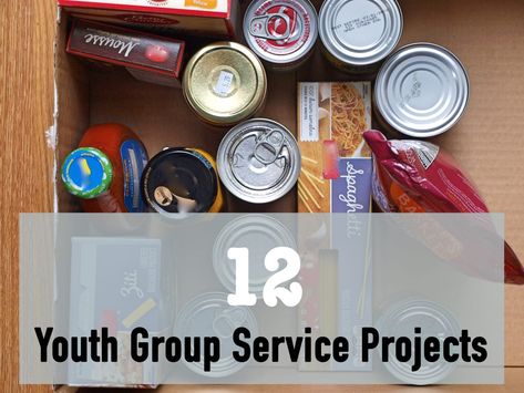 Youth Group Service Projects, Youth Service Ideas Church, Ideas For Sleepovers, Service Project Ideas, Church Youth Group Activities, Youth Group Events, Church Youth Activities, Service Activities, Outreach Ideas