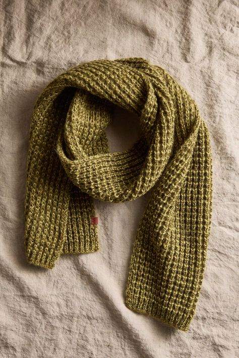 Stripe scarf knit